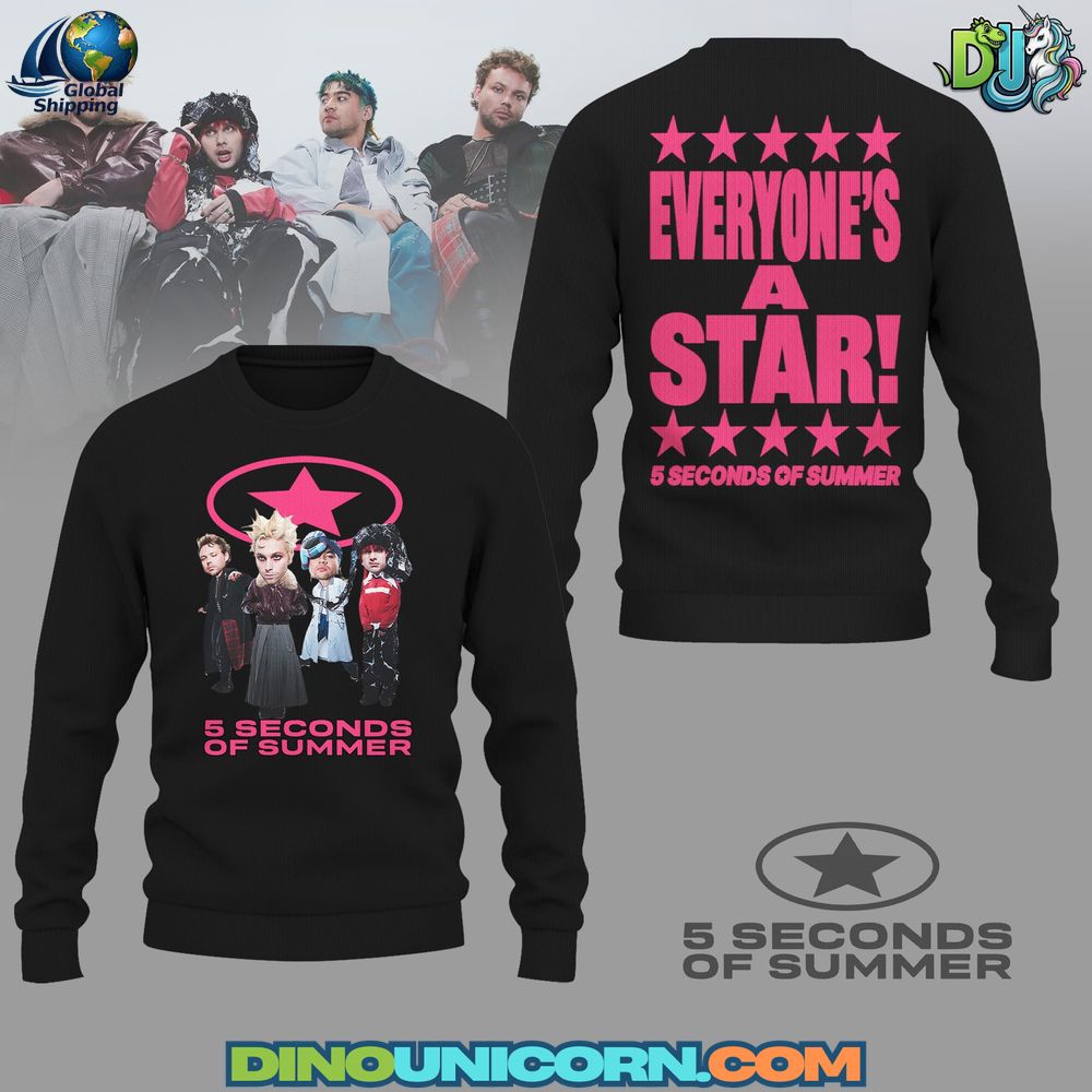 5 Seconds of Summer T-Shirt Hoodie Or Zip-up Hoodie NNA - Image 3