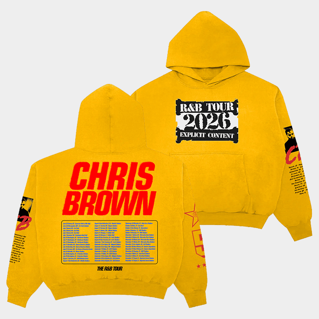 R&B Merch 2026 Chris Brown R&B Tour Hoodie Chris Brown And Usher Merch Gift For Fans - Hoodie HG