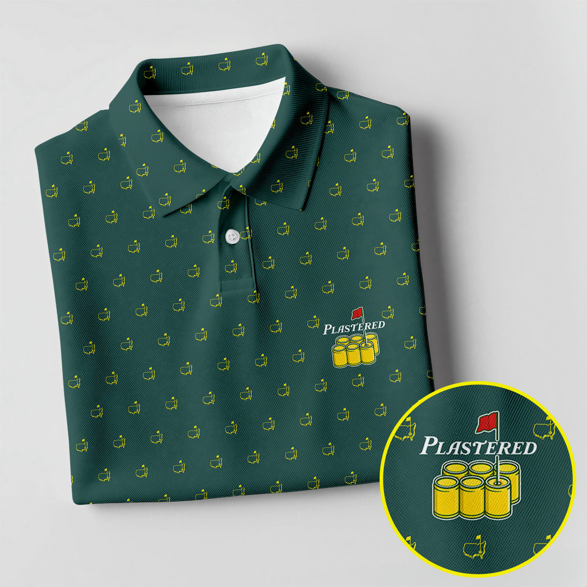 Plastered Six Beers Golf Tournament Performance HFN Polo Golf Shirt Golf Tops For Men Women - Image 5