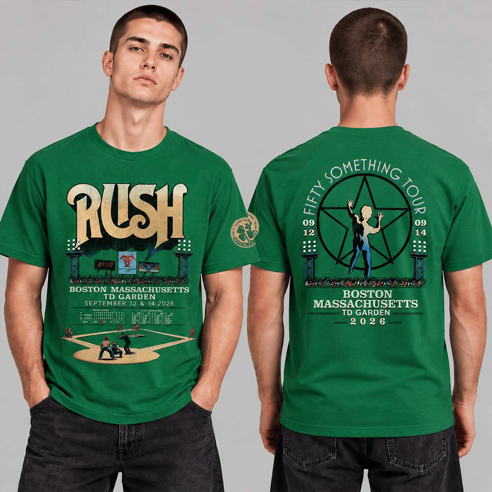 Rush Merch Boston MA Event TD Garden Poster Graphic Shirt Rush Concert Outfits Ideas - T-Shirt HG