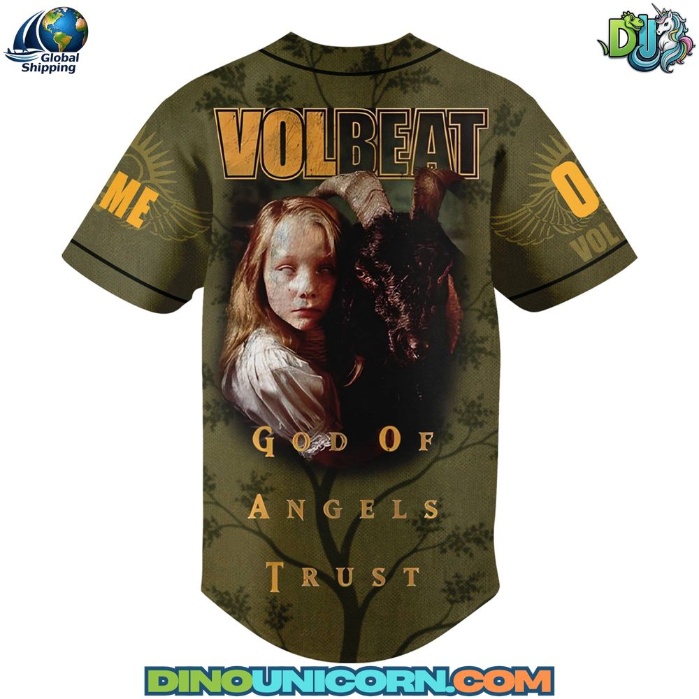 VOLBEAT God Of Angels Trust Baseball Jersey NNA - Image 3