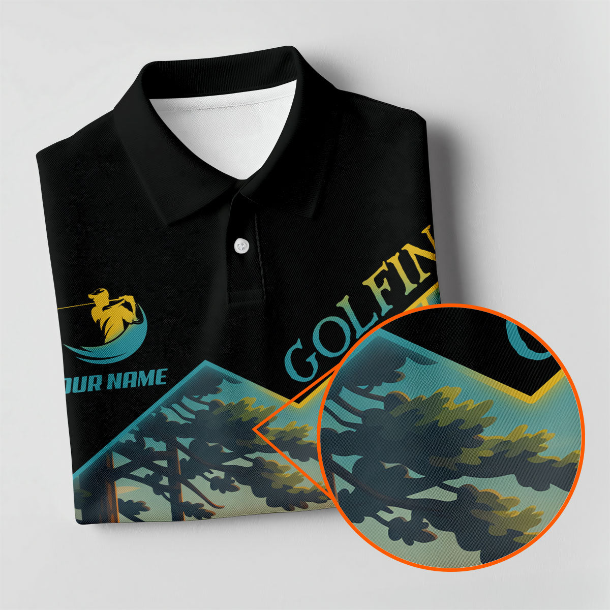Augusta Georgia Golf Tournament HFN Polo Golf Shirt For Men Women Performance HFN Polo Golf Shirt - Image 6