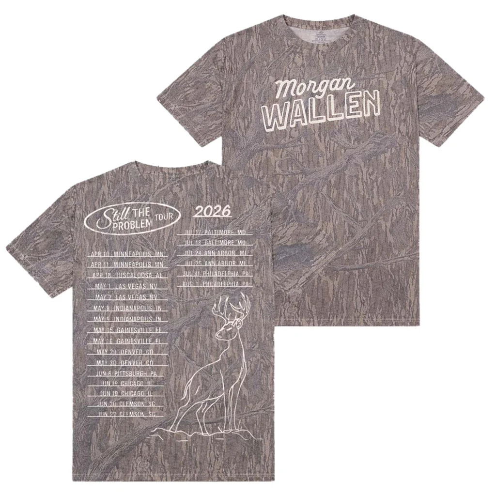 Morgan Wallen Still The Problem Tour 2026 Camo T-Shirt Morgan Wallen Merch Gift Ideas HG