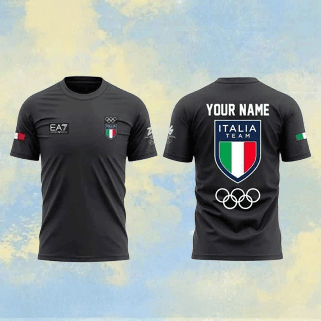 Team Italy Milano Cortina Winter Olympics 2026 T-Shirt Milano Cortina Apparel Gifts For Fans HG
