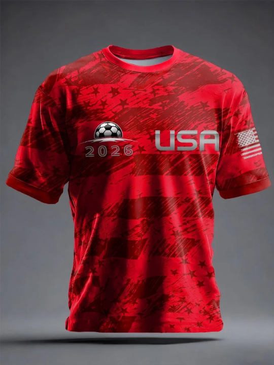 USA World Cup 2026 T-Shirt World Cup Clothing Cool Gifts Idea For Soccer Lovers - T-Shirt P3N