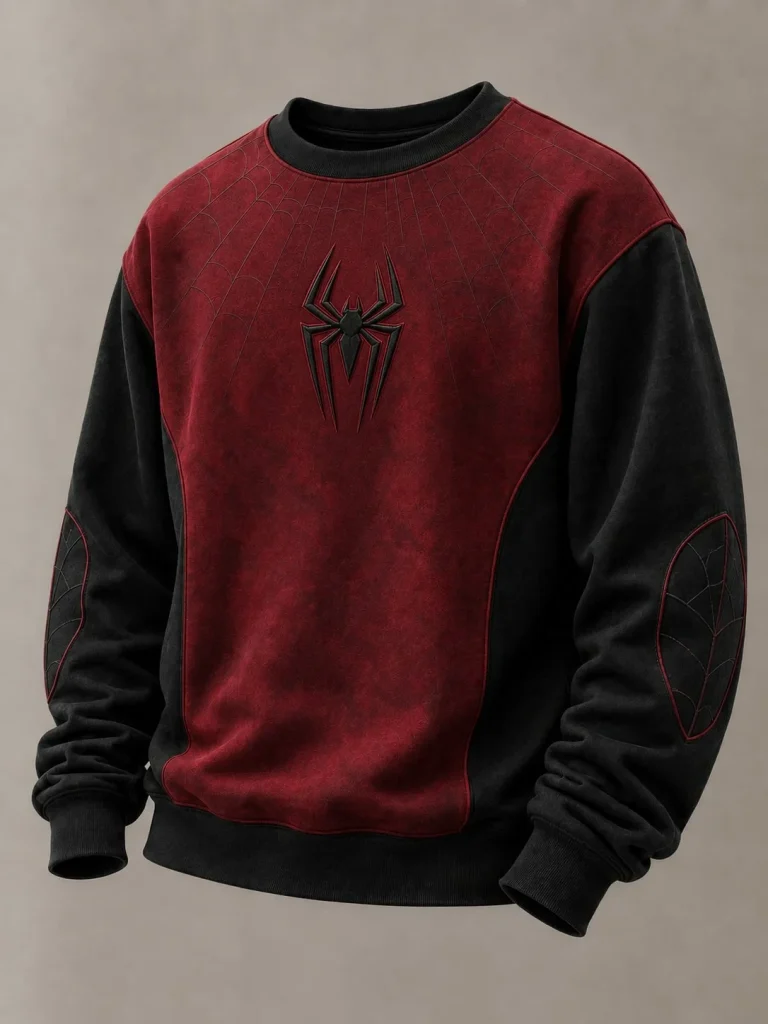Spider Man Graphic Sweatshirt Marvel Super Hero Clothing Spider Man Apparel - Sweatshirt HG