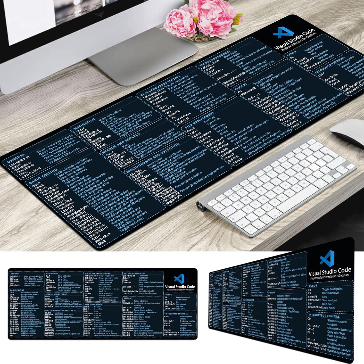 Sci-fi Control Console Display Desk Mat, 80x30 cm Trekkie Trekker Large Mouse pad for Desk, Gamer Mouse pad, Laptop Pad Mat, Game Mat, Gaming Computer Accessories, Gaming Room Decor, SciFi Gift NNA - Image 2