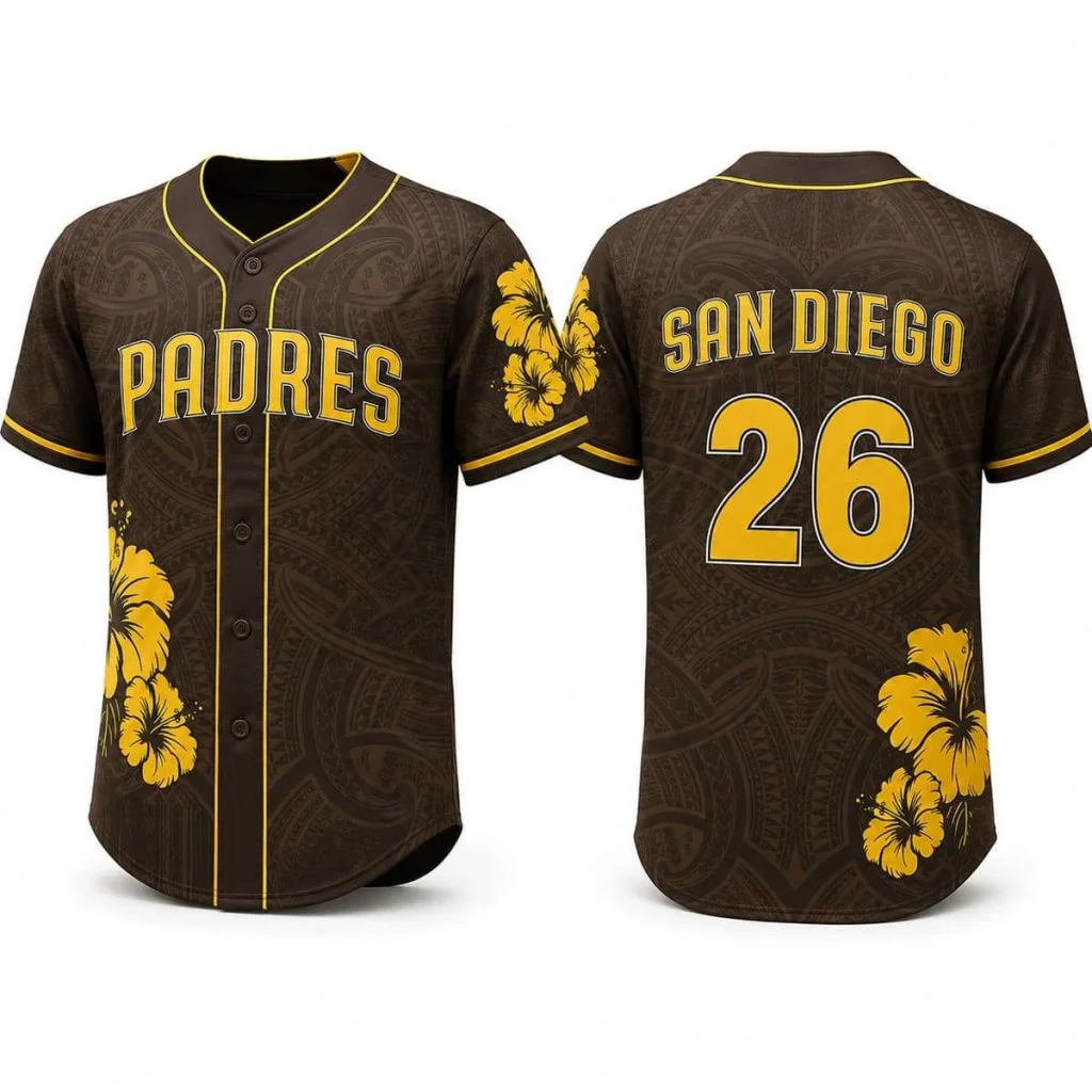 2026 Padres Pacific Islander Heritage Celebration Jersey HG San Diego Padres Merch Fans Gift Ideas - Jersey HG Shirt HG