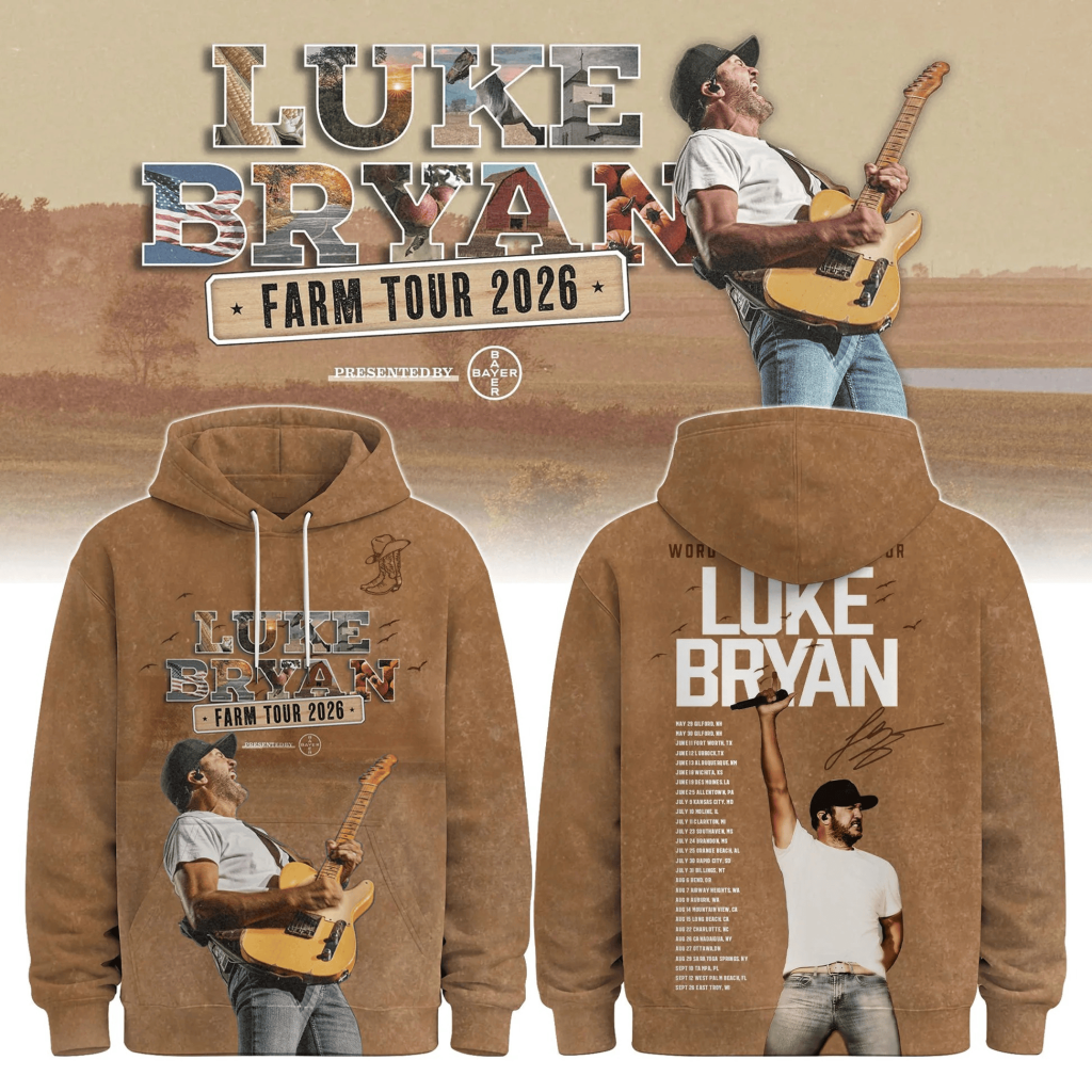 Word On The Street Tour 2026 Hoodie Luke Bryan Concert Clothes Gift For Fans - Hoodie HG
