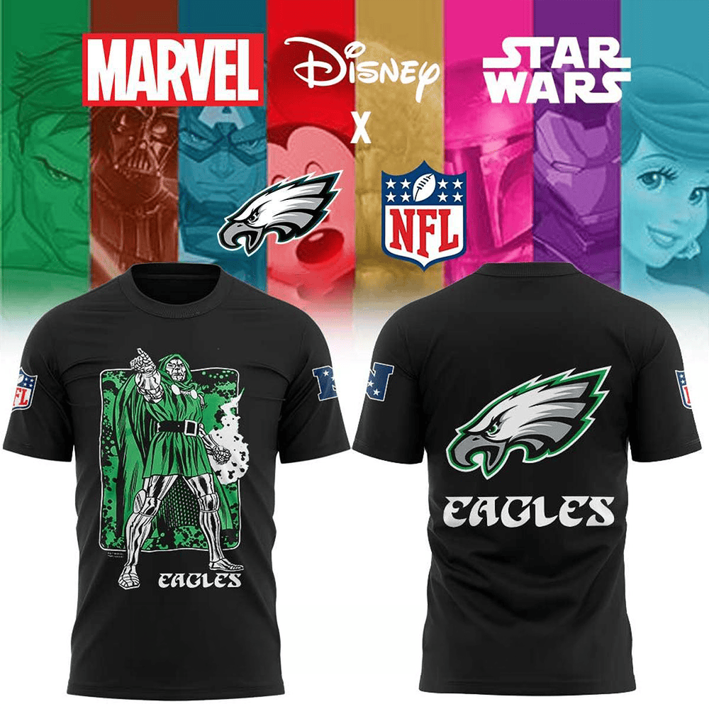 Philadelphia Eagles Merch X Doctor Doom Shirt Superhero Comics Apparel Doctor Doom Lover Gifts - Dailyanddecor - T-Shirt HG