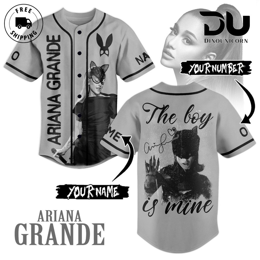 Ariana Grande – The Boy Is Mine Baseball Jersey NNA Shirt