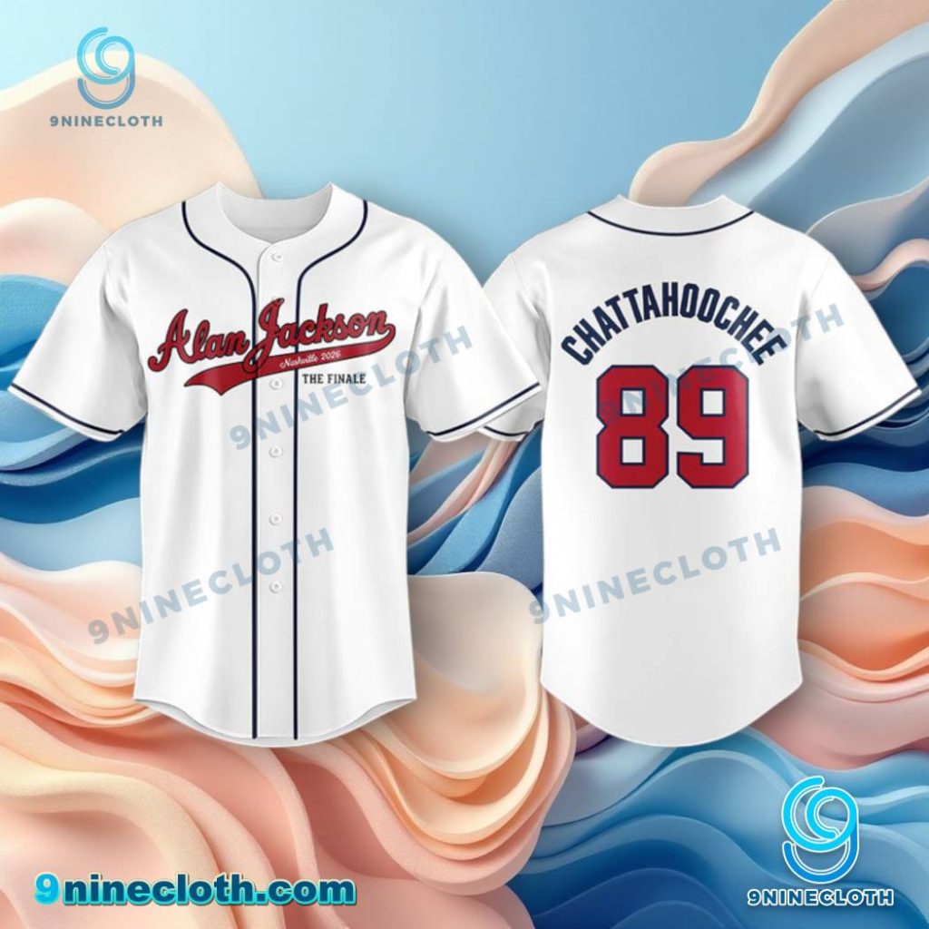 Alan Jackson Nashville 2026 The Finale Chattahoochee Baseball Jersey HG