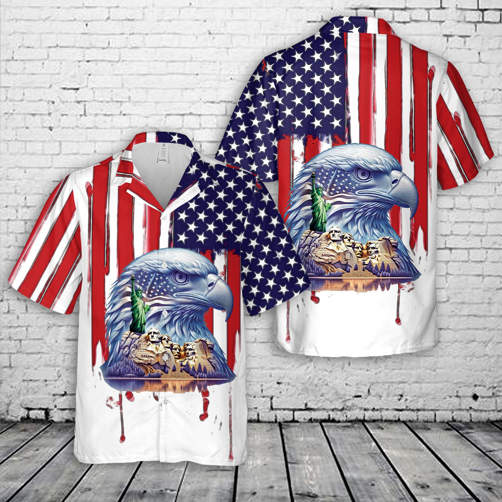 American Bald Eagle 4th Of July Hawaiian Shirt NNA