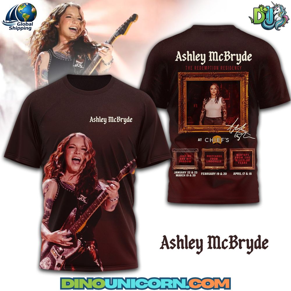 Ashley McBryde The Redemption Residency T-Shirt Hoodie Or Zip-up Hoodie NNA