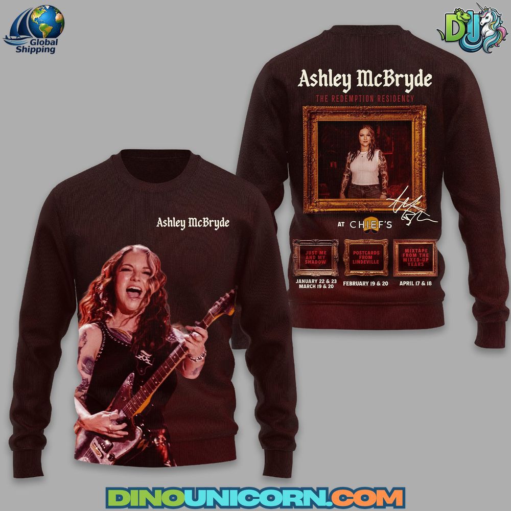 Ashley McBryde The Redemption Residency T-Shirt Hoodie Or Zip-up Hoodie NNA - Image 2
