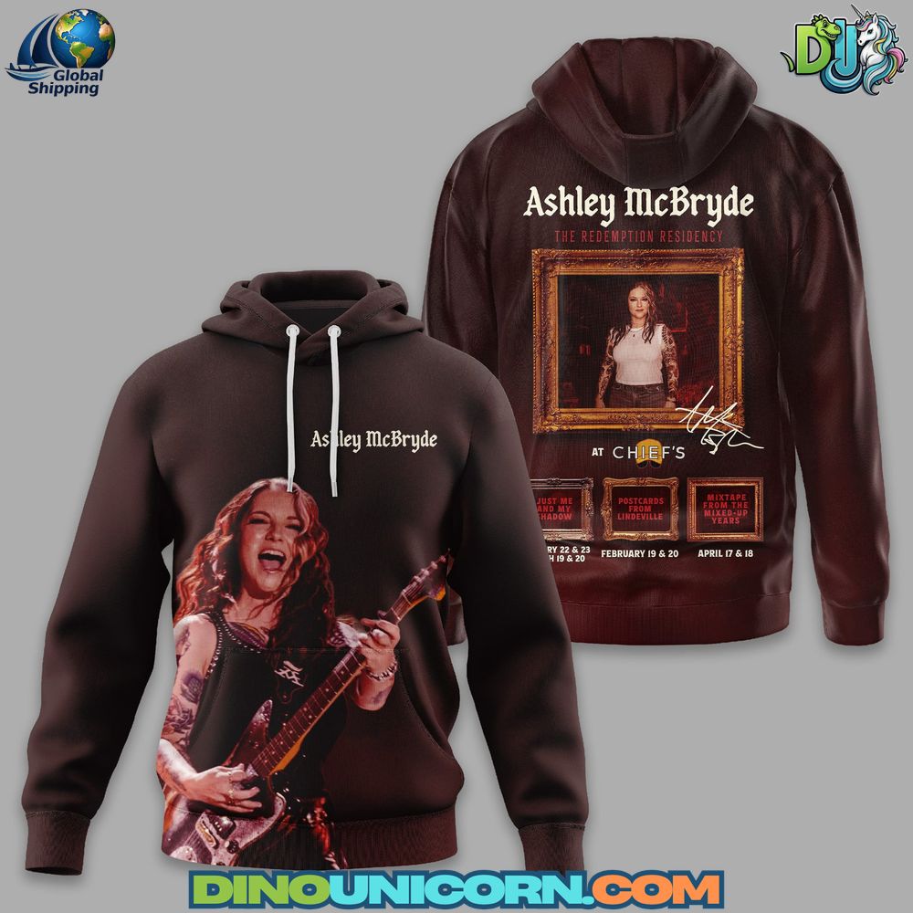 Ashley McBryde The Redemption Residency T-Shirt Hoodie Or Zip-up Hoodie NNA - Image 3
