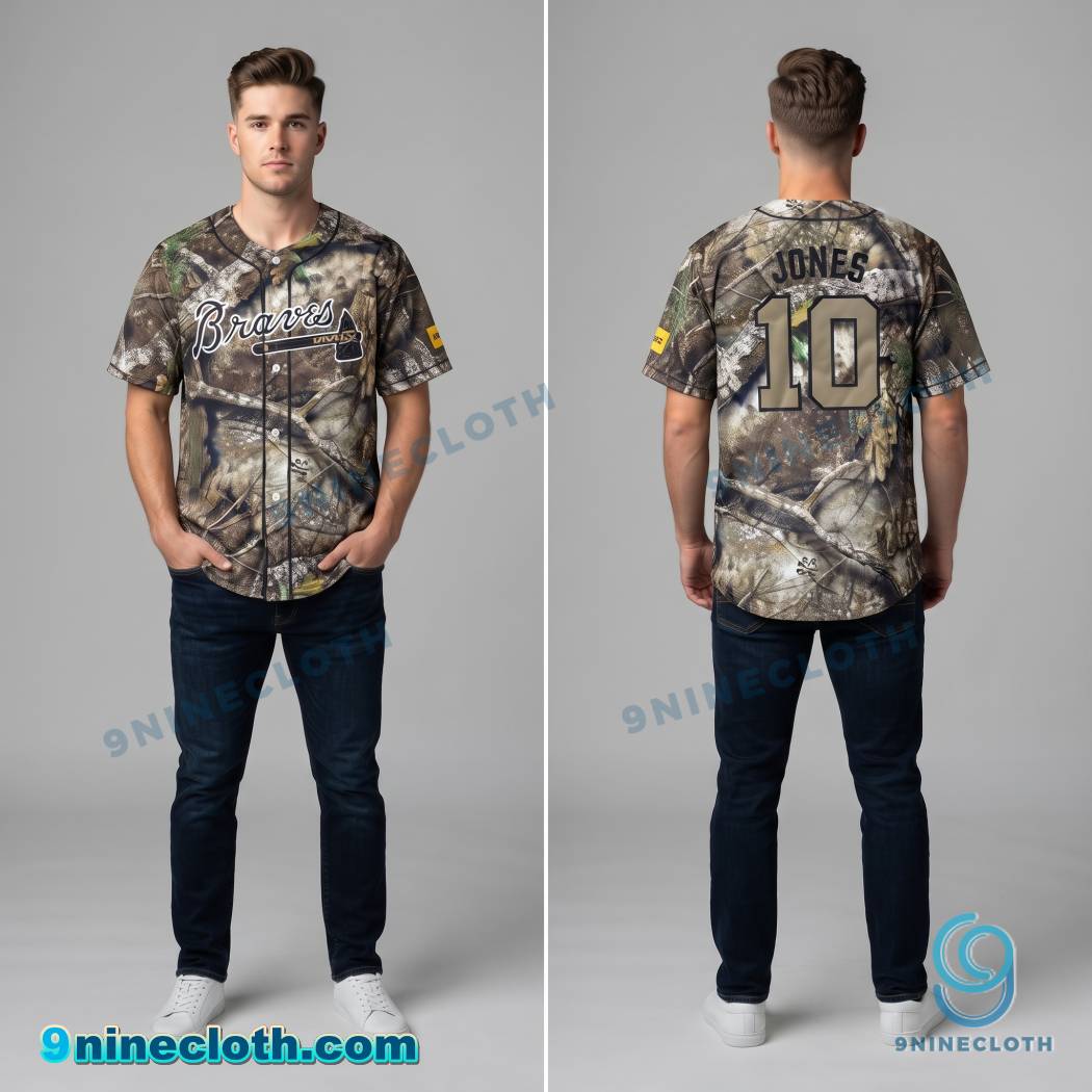 Atlanta Braves Hunting & Fishing Night 2026 Baseball Jersey HG - Image 3