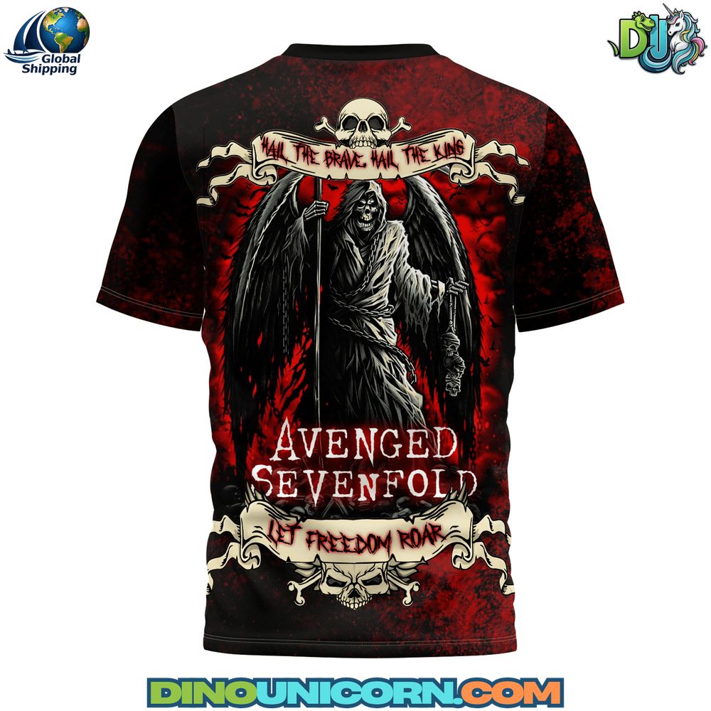 Avenged Sevenfold Band T-Shirt Hoodie Or Zip-up Hoodie NNA - Image 4