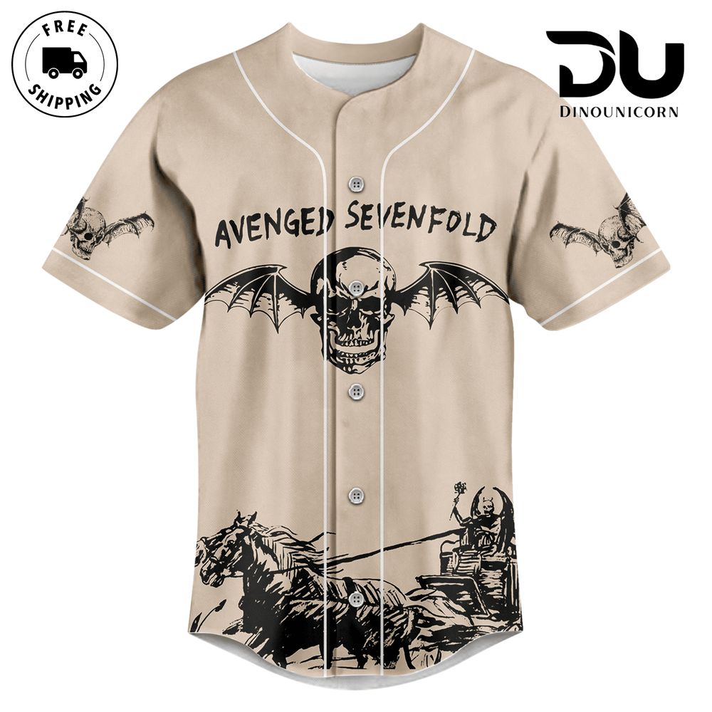 Avenged Sevenfold Baseball Jersey NNA Shirt