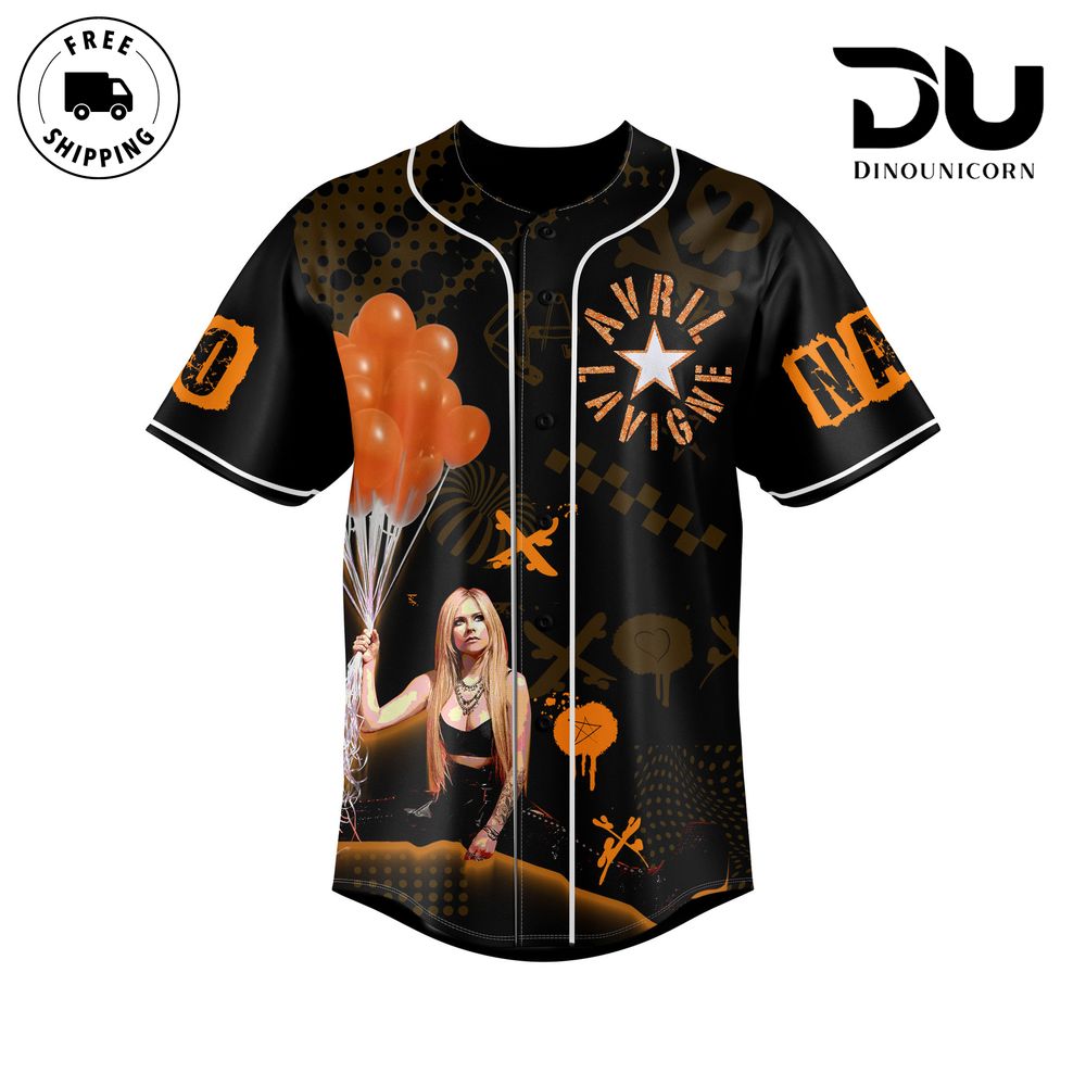 Avril Lavigne Sk8Er Boi Baseball Jersey NNA Shirt