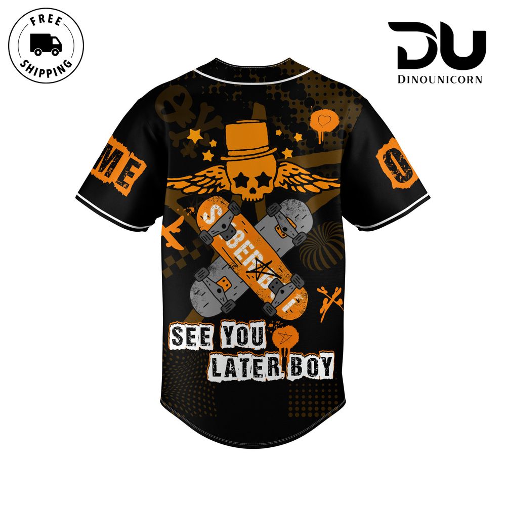 Avril Lavigne Sk8Er Boi Baseball Jersey NNA Shirt - Image 2