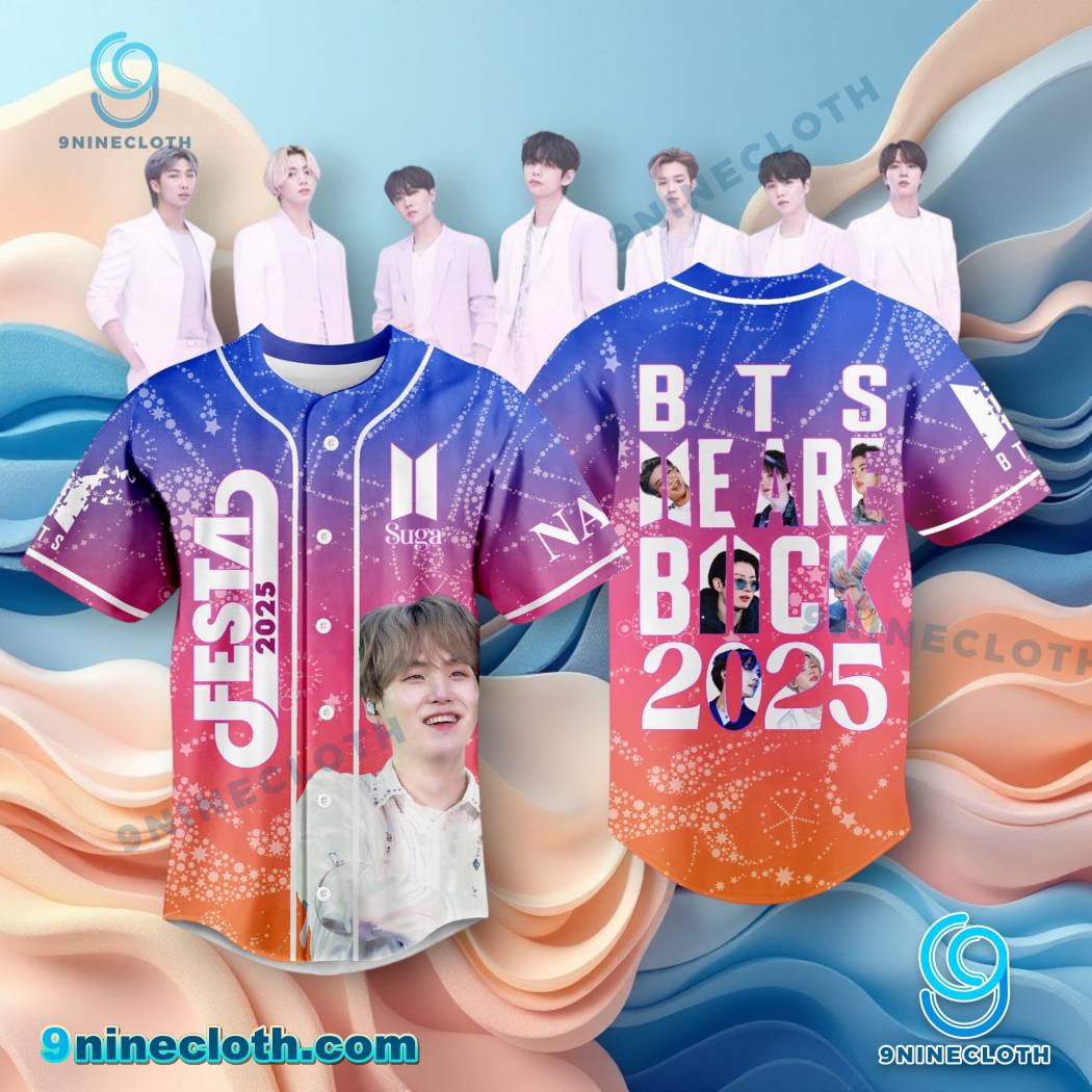 BTS We Are Back Festa 2025 Baseball Jersey HG Collection - Image 8