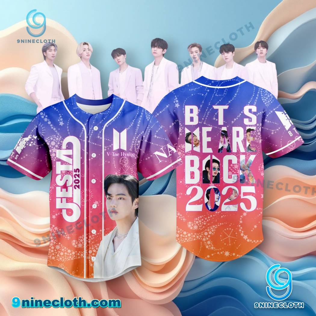 BTS We Are Back Festa 2025 Baseball Jersey HG Collection - Image 2