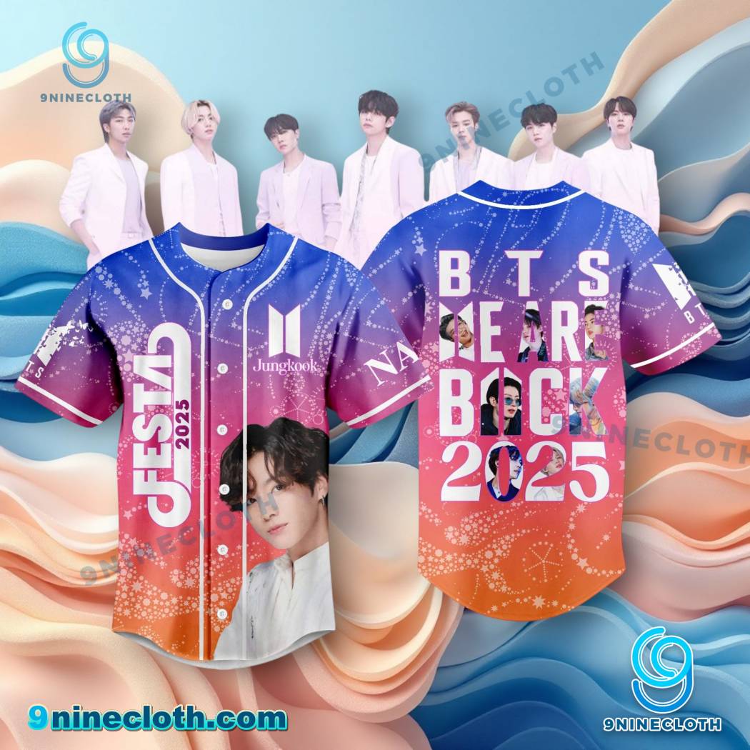 BTS We Are Back Festa 2025 Baseball Jersey HG Collection - Image 3