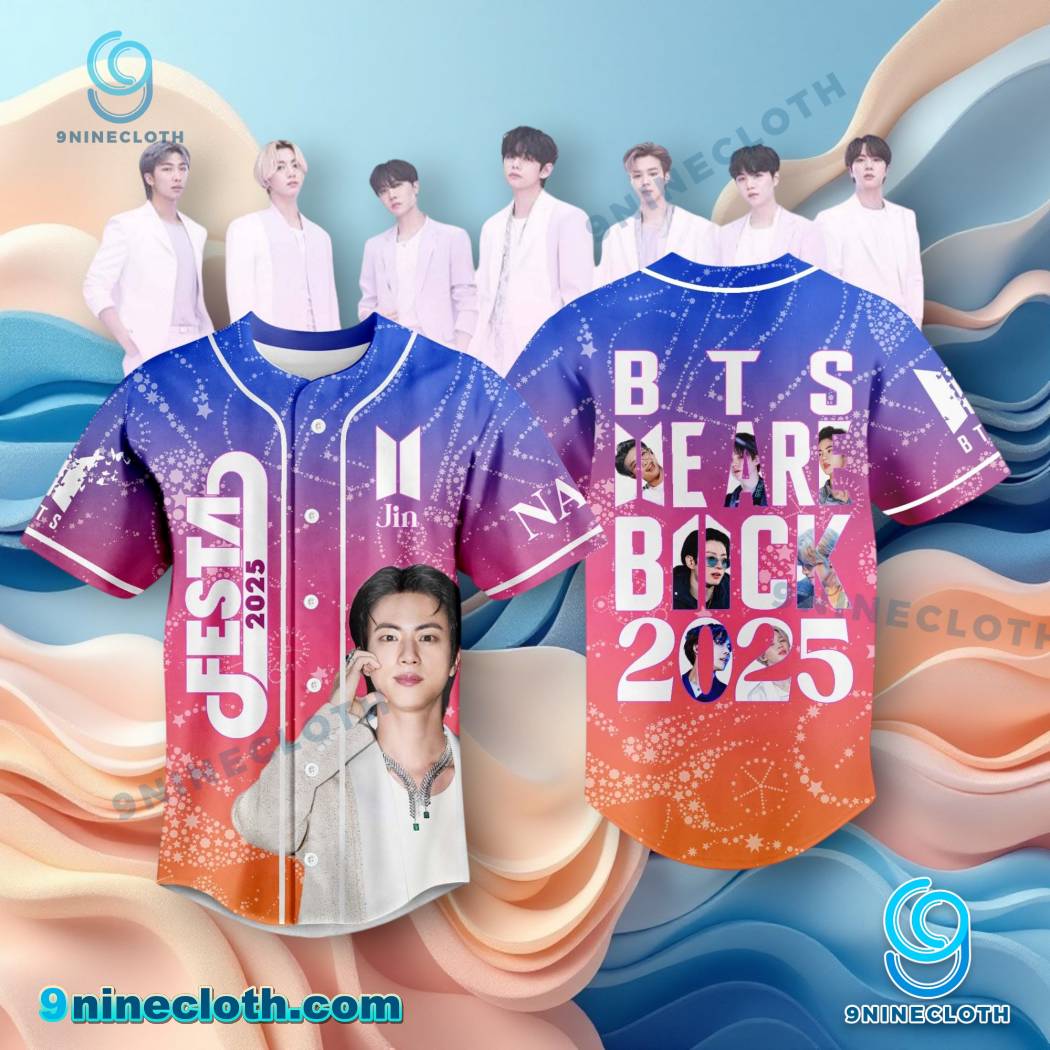 BTS We Are Back Festa 2025 Baseball Jersey HG Collection - Image 4