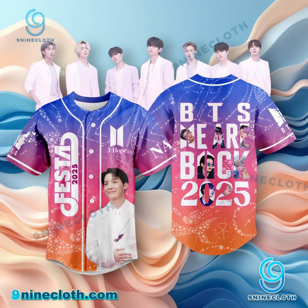 BTS We Are Back Festa 2025 Baseball Jersey HG Collection - Image 6
