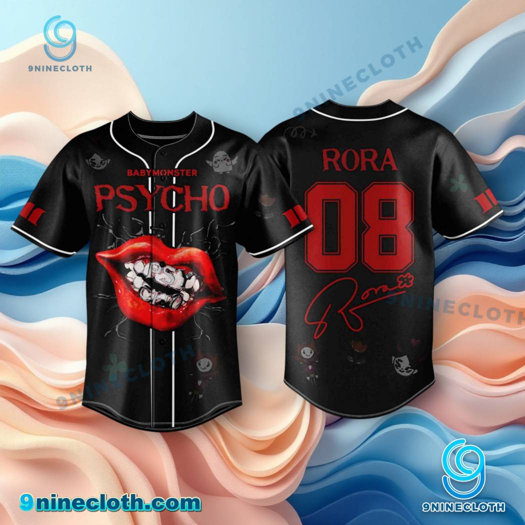 Babymonster Psycho We Go Up Album 2025 Baseball Jersey HG - Image 2