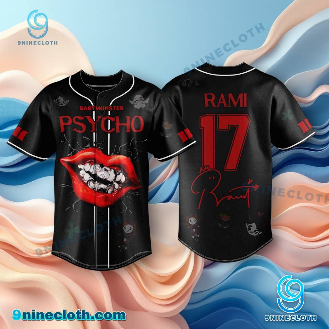 Babymonster Psycho We Go Up Album 2025 Baseball Jersey HG - Image 3