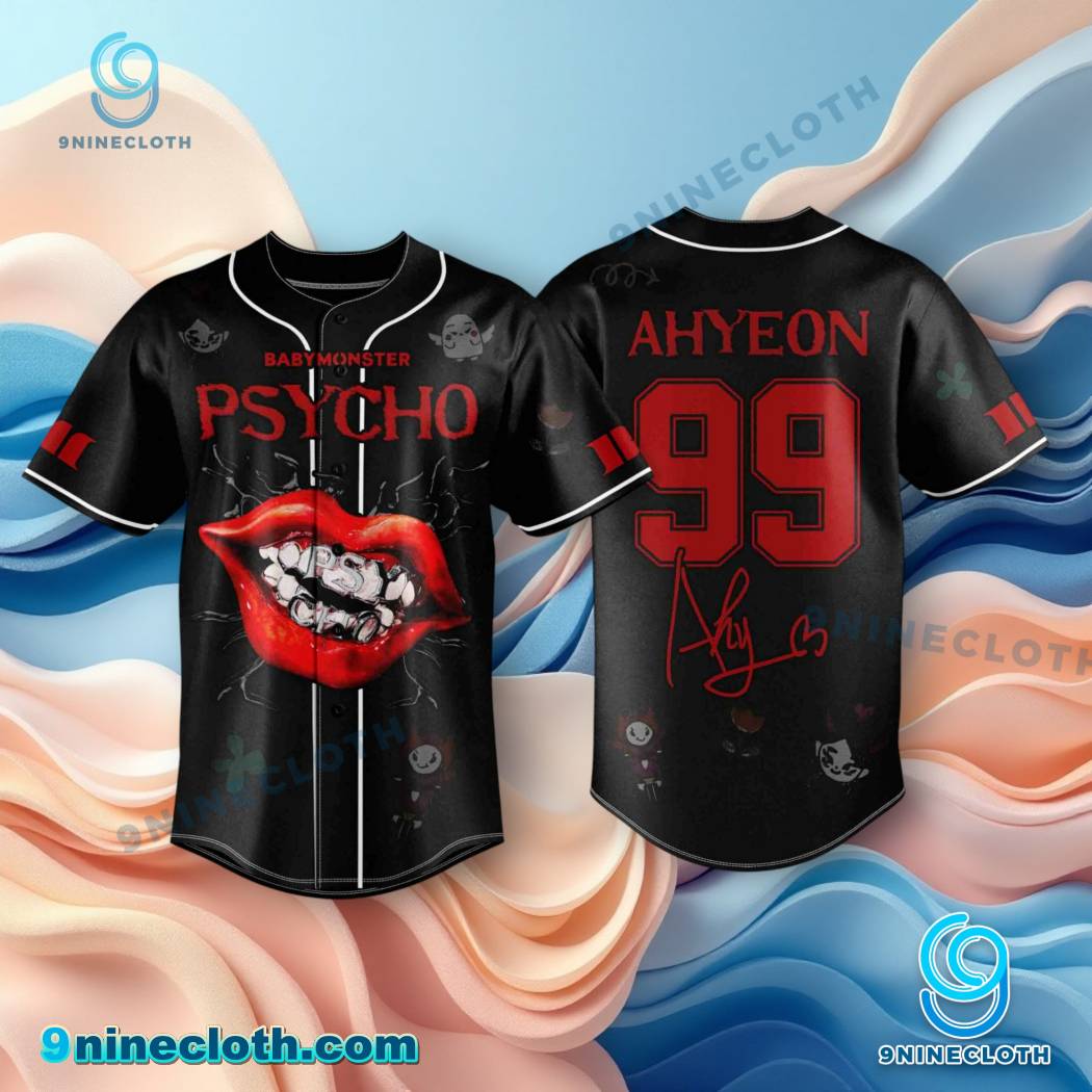 Babymonster Psycho We Go Up Album 2025 Baseball Jersey HG - Image 4