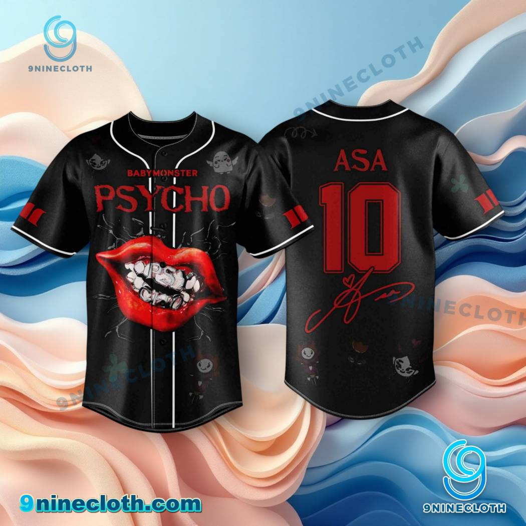 Babymonster Psycho We Go Up Album 2025 Baseball Jersey HG - Image 5