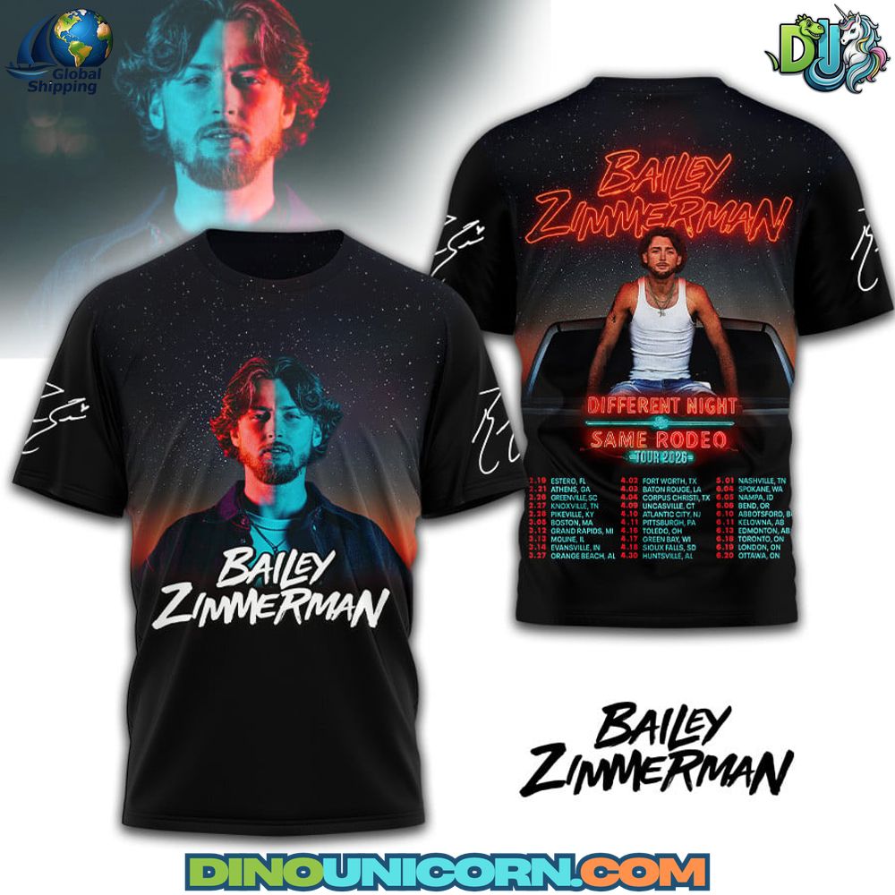 Bailey Zimmerman T-Shirt Hoodie Or Zip-up Hoodie NNA