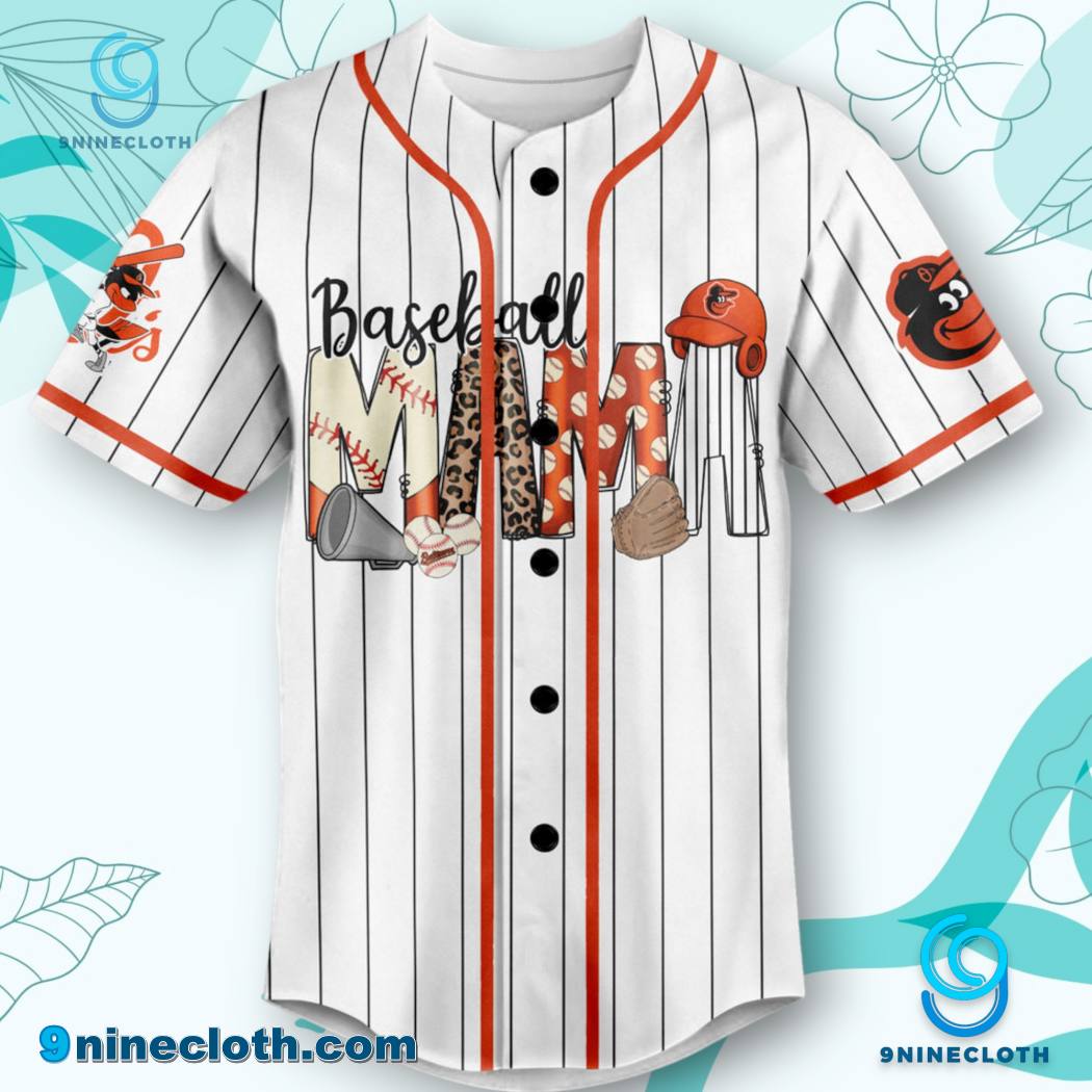 Baltimore Orioles Baseball Mama Personalized Baseball Jersey HG - Image 2