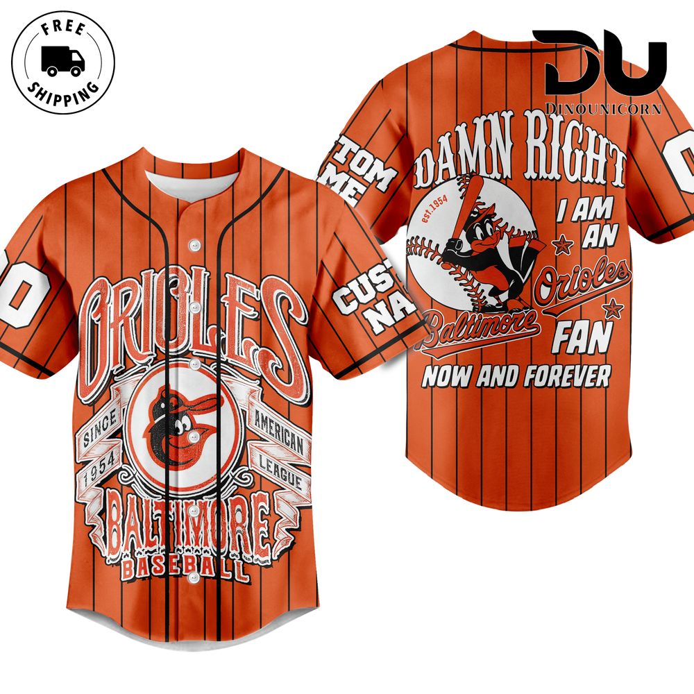 Baltimore Orioles Baseball Team MLB Limited Edition Baseball Jersey NNA - Image 2