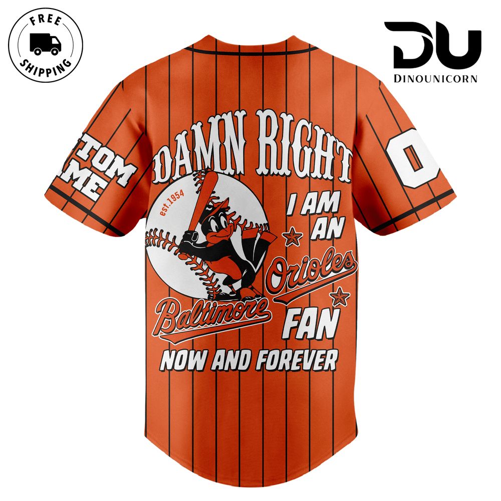 Baltimore Orioles Baseball Team MLB Limited Edition Baseball Jersey NNA - Image 3