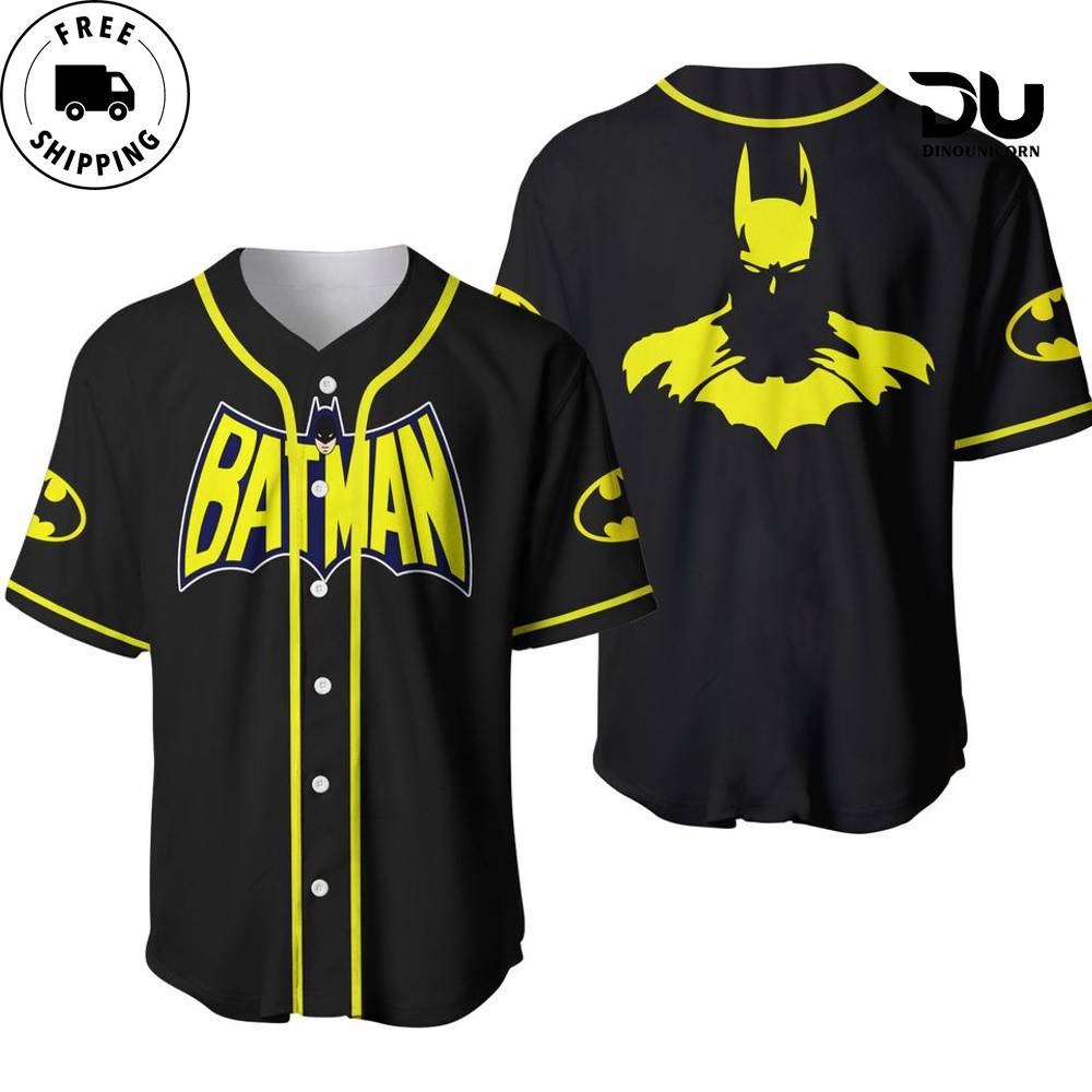 Batman The Dark Knight Baseball Jersey NNA