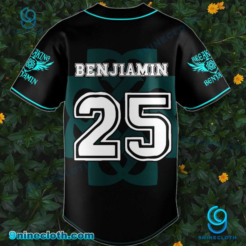 Benjamin Burnley Breaking Benjamin 25th Anniversary 1999-2024 Baseball Jersey HG - Image 2