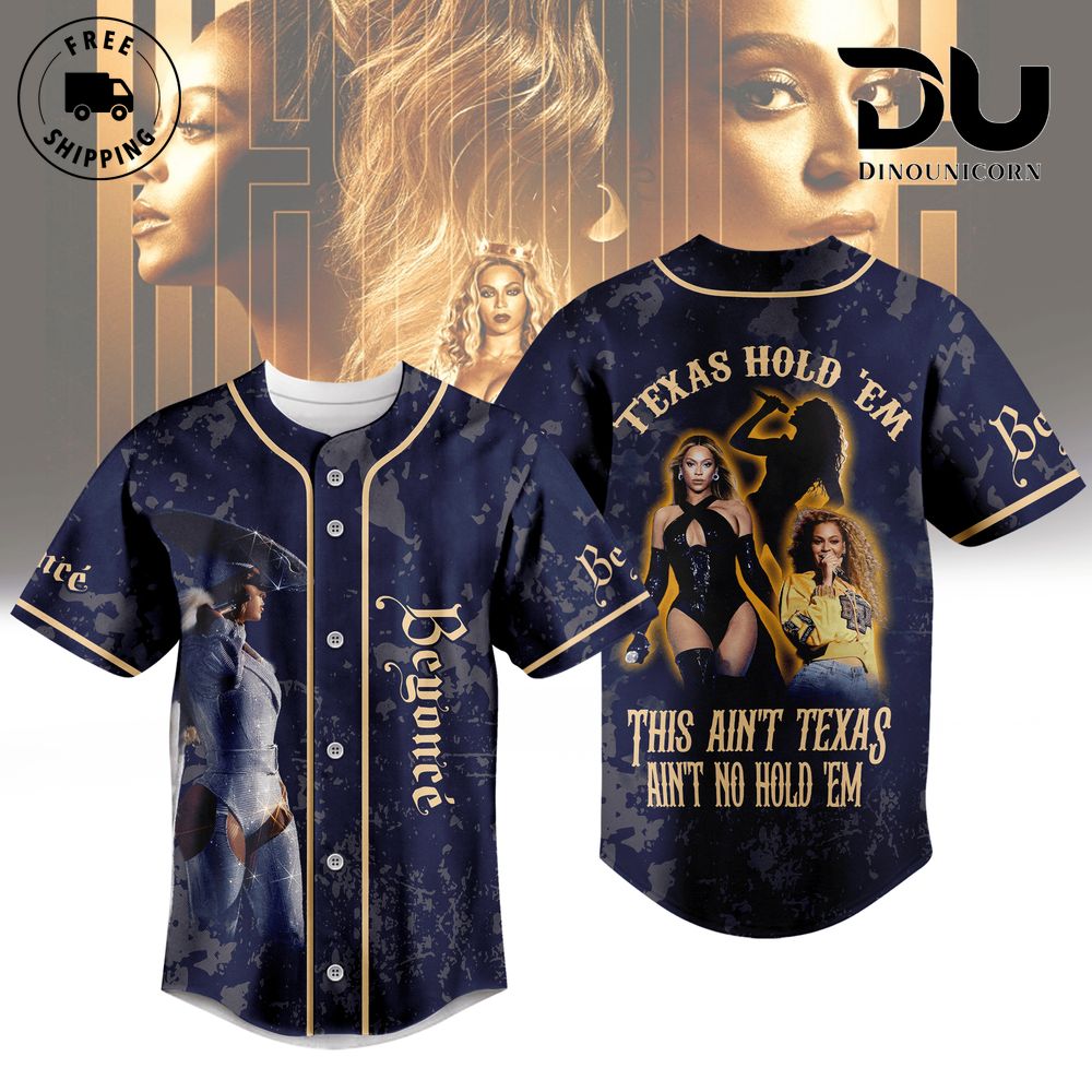 Beyoncé Texas Hold’Em Baseball Jersey NNA Shirt