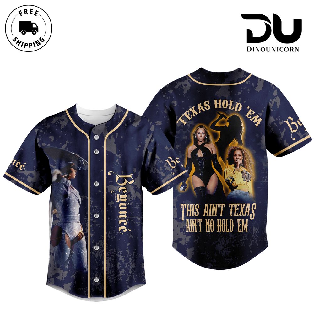 Beyoncé Texas Hold’Em Baseball Jersey NNA Shirt - Image 2