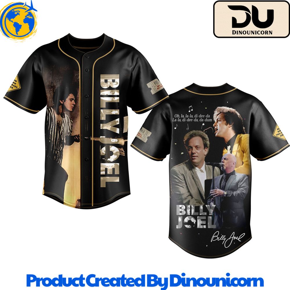 Billy Joel Baseball Jersey NNA - Image 2