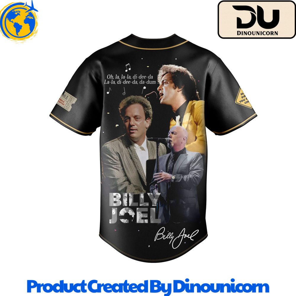 Billy Joel Baseball Jersey NNA - Image 4