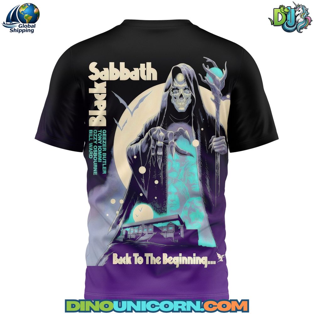 Black Sabbath Back to the Beginning T-Shirt Hoodie Or Zip-up Hoodie NNA - Image 3