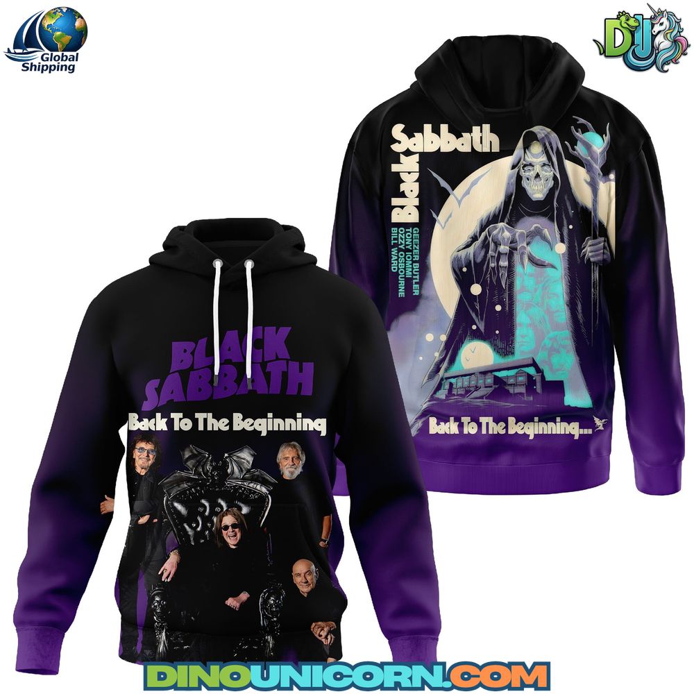 Black Sabbath Back to the Beginning T-Shirt Hoodie Or Zip-up Hoodie NNA - Image 5