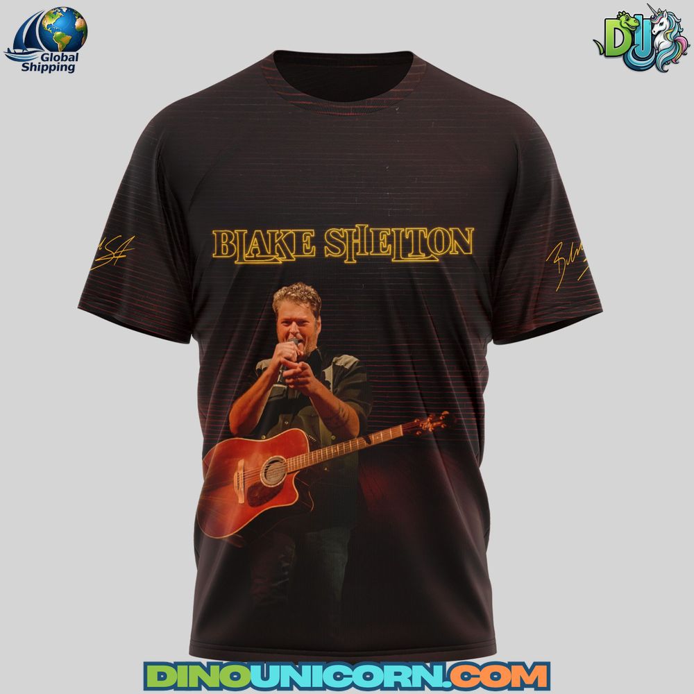 Blake Shelton Live In Las Vegas T-Shirt Hoodie Or Zip-up Hoodie NNA - Image 3