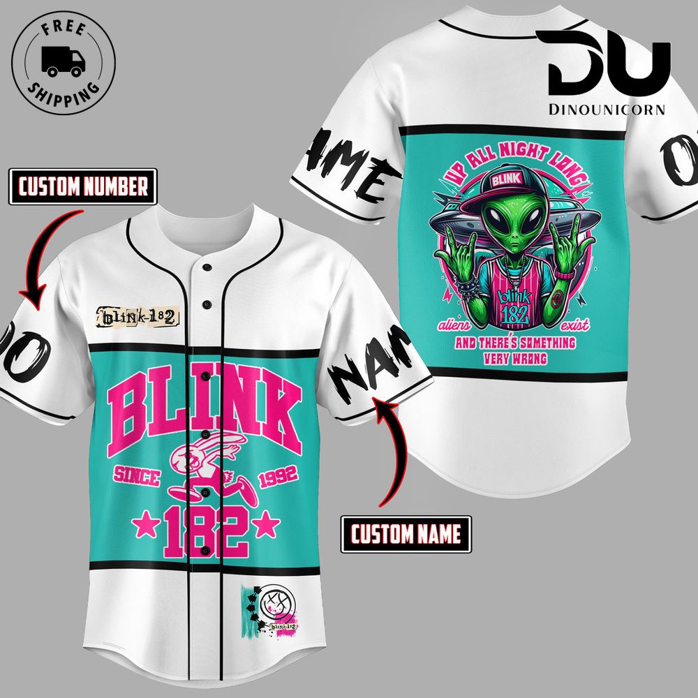Blink-182 Baseball Jersey NNA Shirt