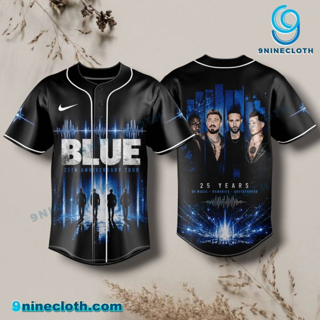 Blue 25th Anniversary Tour Baseball Jersey HG