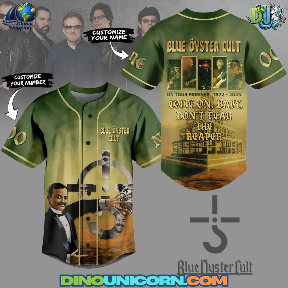 Blue Oyster Baseball Jersey NNA